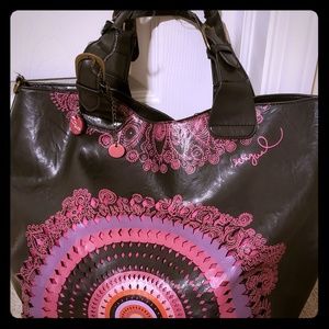 Beautiful Unique Desigual Large Shoulder Bag